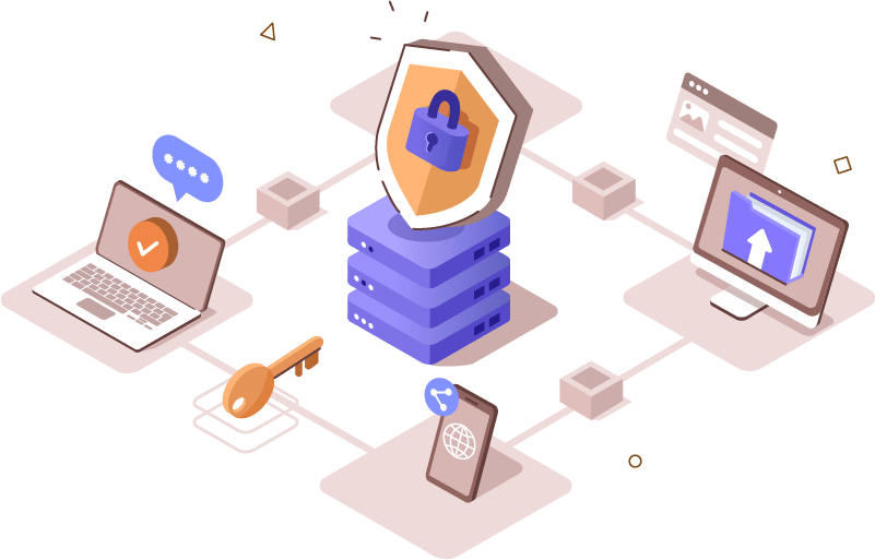 illustration of cyber security