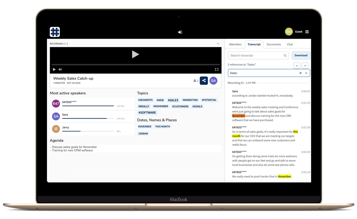 audio transcriptioun
