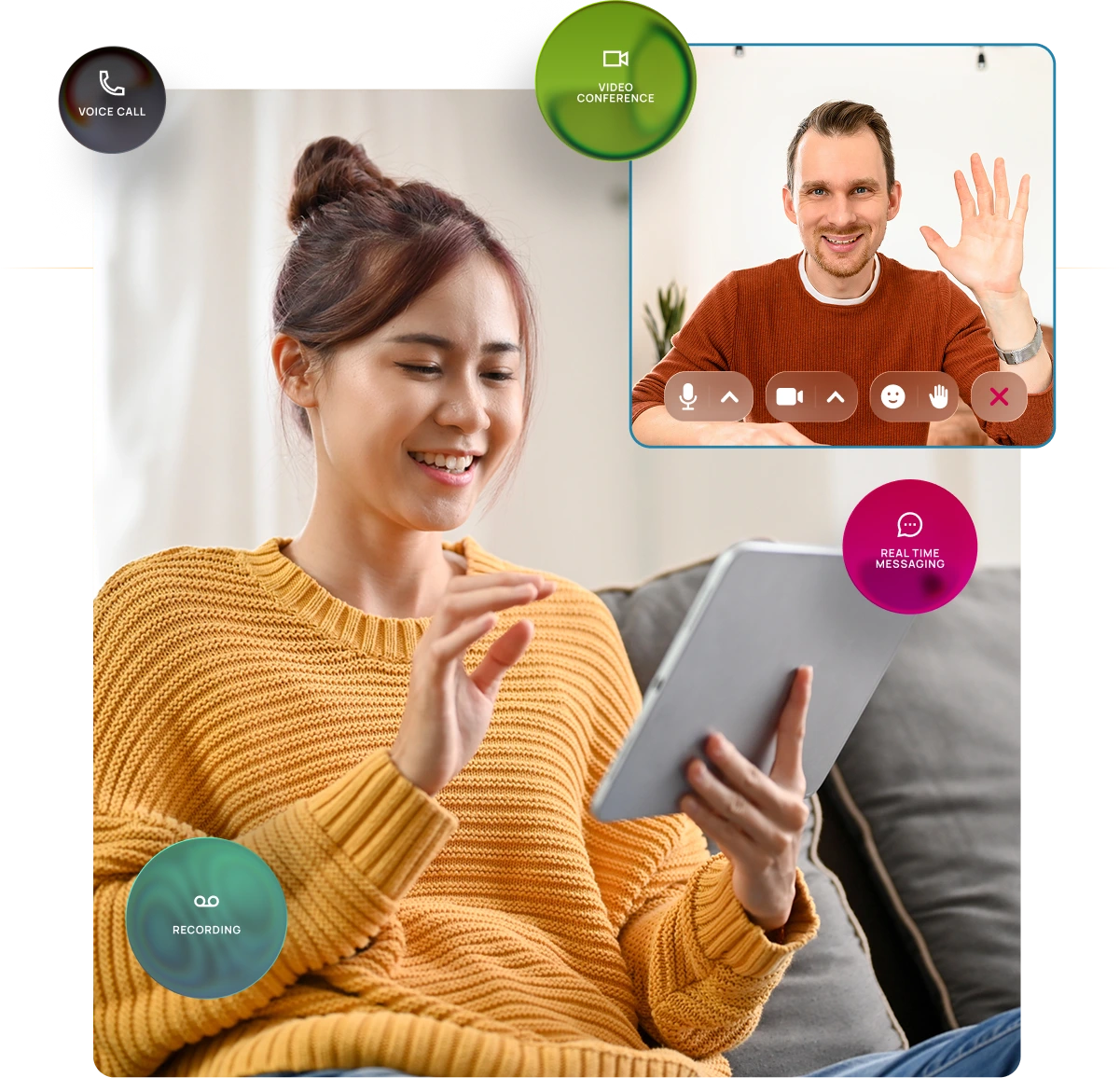 White label video conferencing